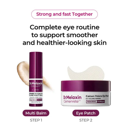 Dr. Melaxin™  Glass Skincare set (2-PC) ( Calcium Multi Balm + Eye Patch )