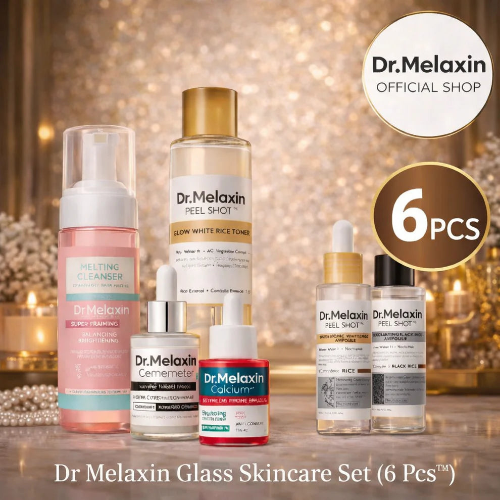 Dr Melaxin Glass Skincare set (6-Pc Set™)