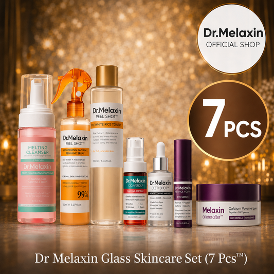 Dr. Melaxin™ Glass Skincare set (7-Pc Set)