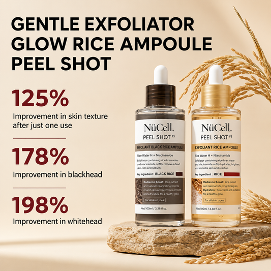 Dr Melaxin™ Peel Shot Glow Rice Ampoule Duo