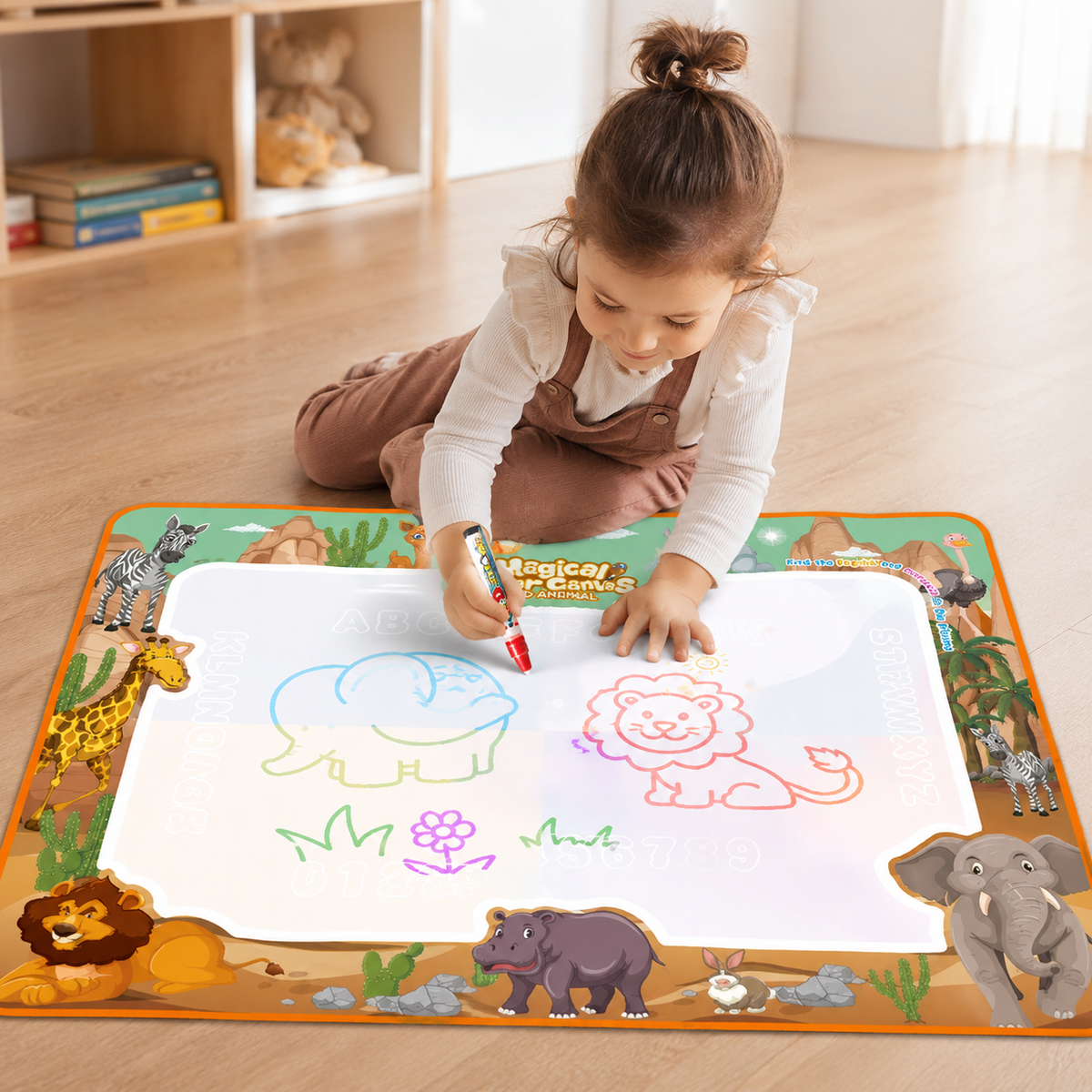 SCREEN-FREE CREATIVE PLAY, MESS-FREE FUN, JUST ADD WATER.