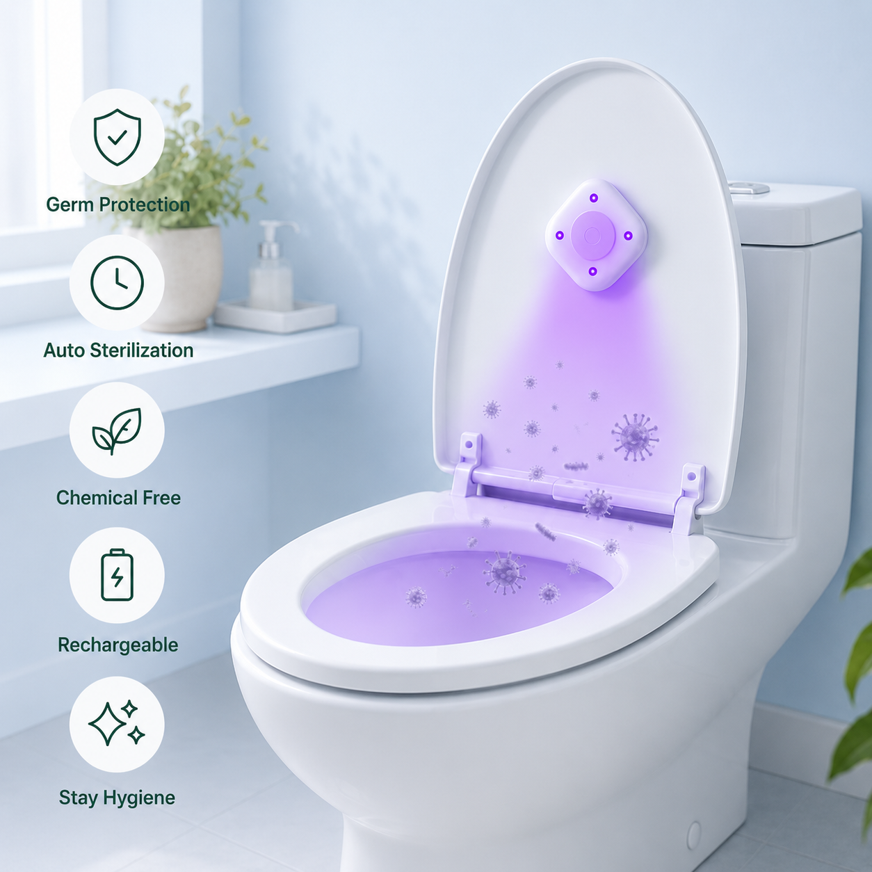 The Self-Cleaning Seat Glow