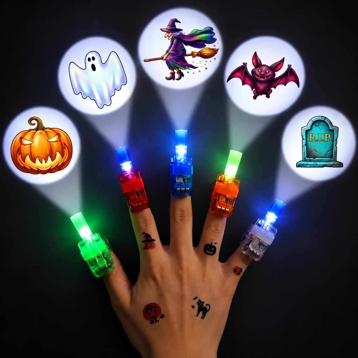GlowHaunt™ LED Projection Ring