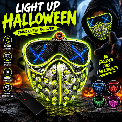ColdGlow™ LED Halloween Mask