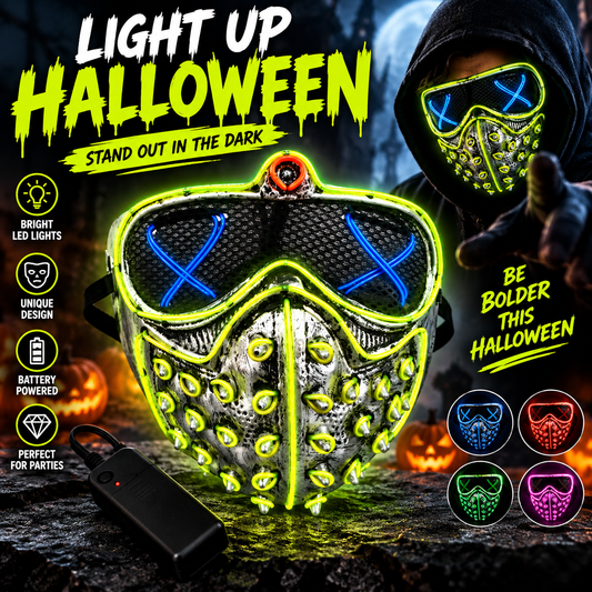 ColdGlow™ LED Halloween Mask