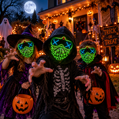 ColdGlow™ LED Halloween Mask