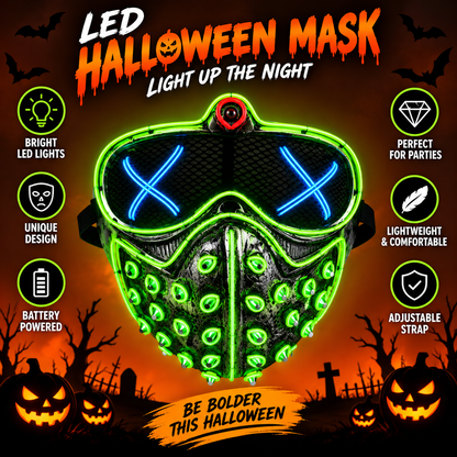 ColdGlow™ LED Halloween Mask