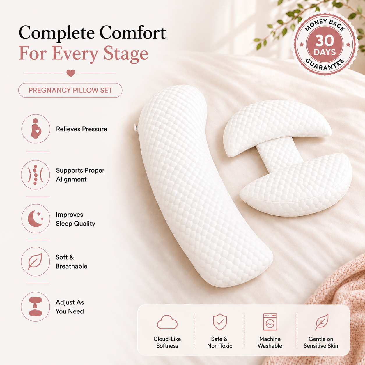 CuddleNest - Maternity Pillow™